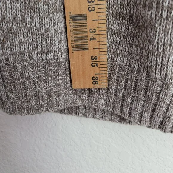 Prana Archer Sweater Dress Brown Women's Size Med Snap Button Turtle Neck - Picture 8 of 9